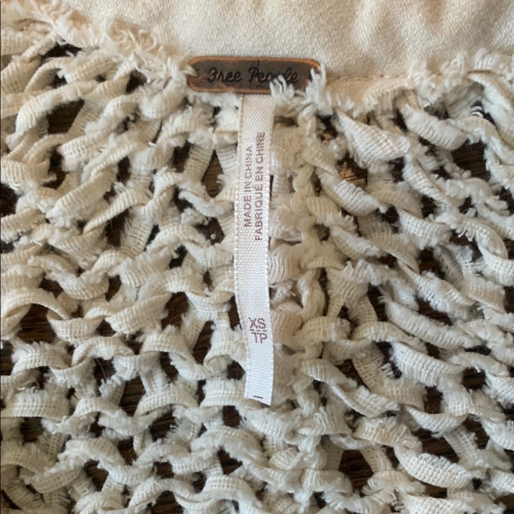Free People Cream Knit Sweater - Picture 2 of 5